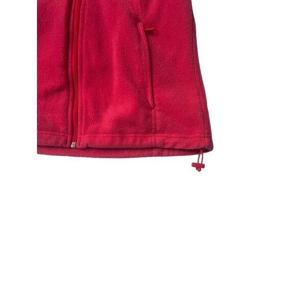 Columbia Women’s Full Zip Long Sleeve Fleece Jacket Pink Size M - Picture 3 of 6